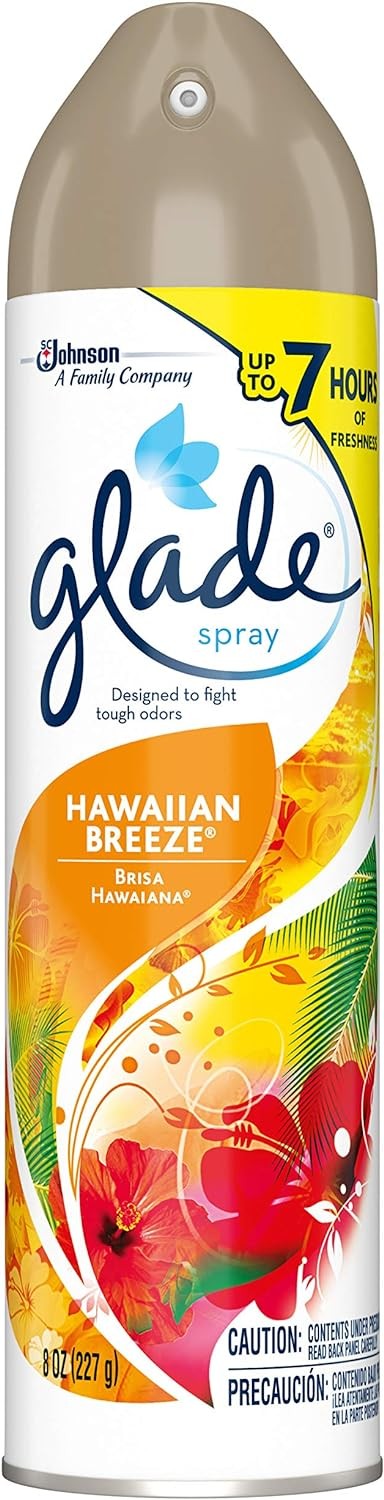 Glade Aerosol Air Freshener, Hawaiian Breeze, 8oz