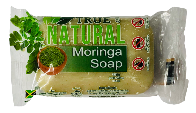 True And Natural Moringa Soap, 115g