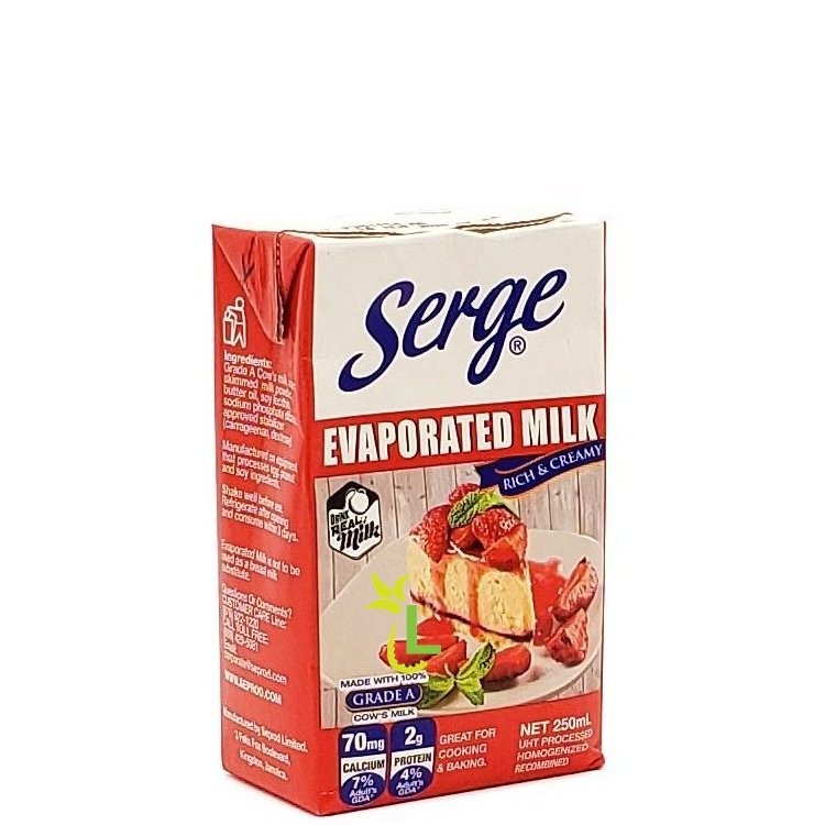 Serge milk evaporated 330ml