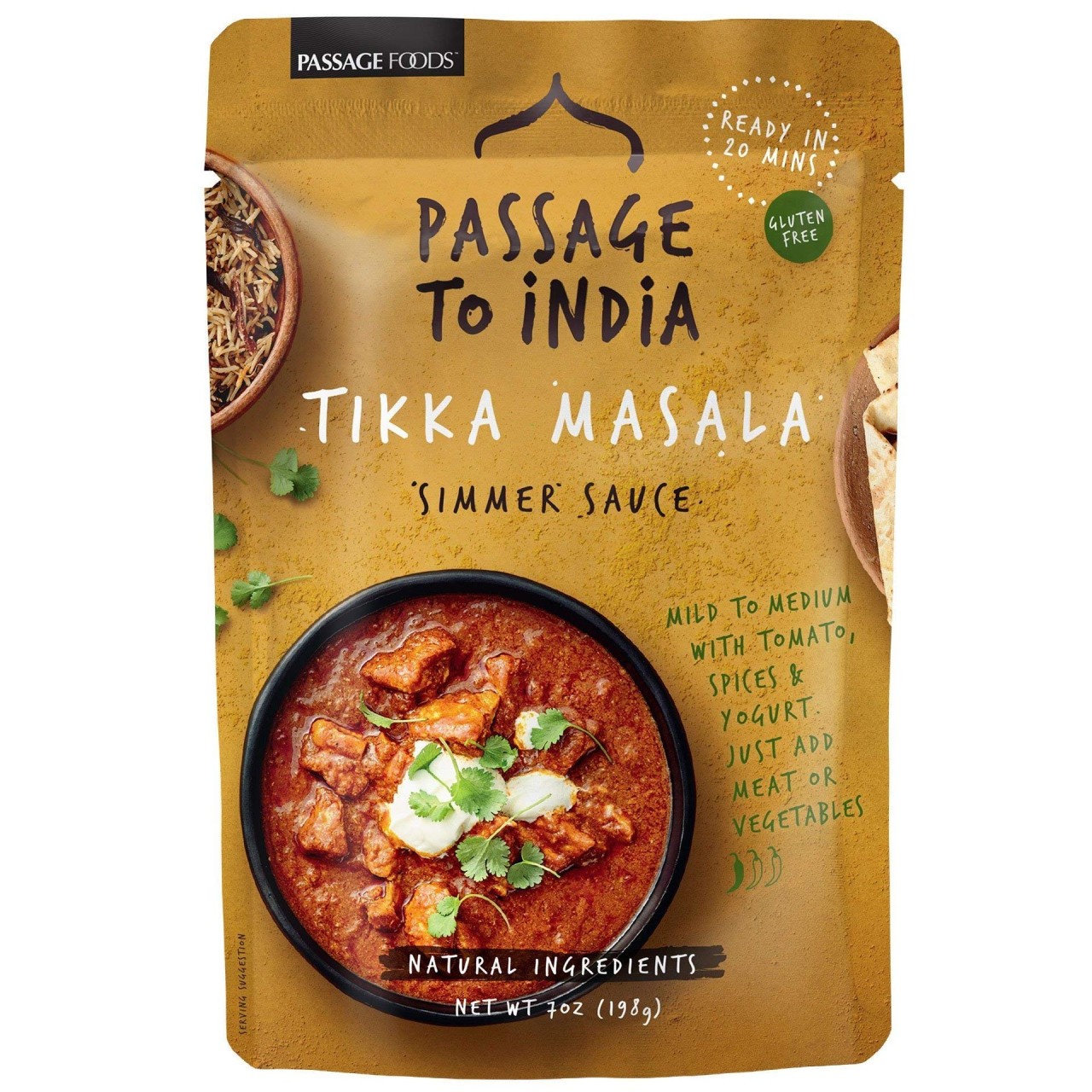 PASS INDIA SIMMER TIKKA MASALA 7oz