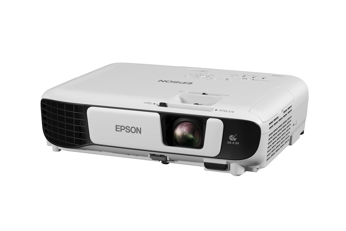 Epson PowerLite W52+ - 3LCD projector - portable
