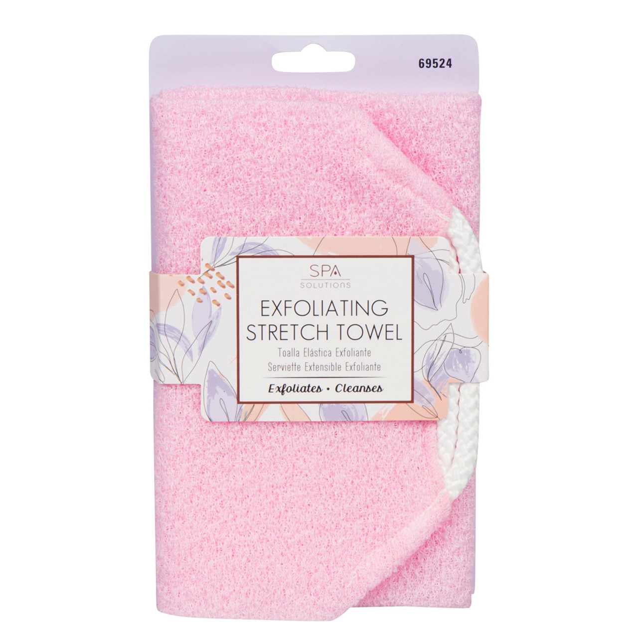 Cala Spa Solutions Exfoliating Stretch Towel (Pink)