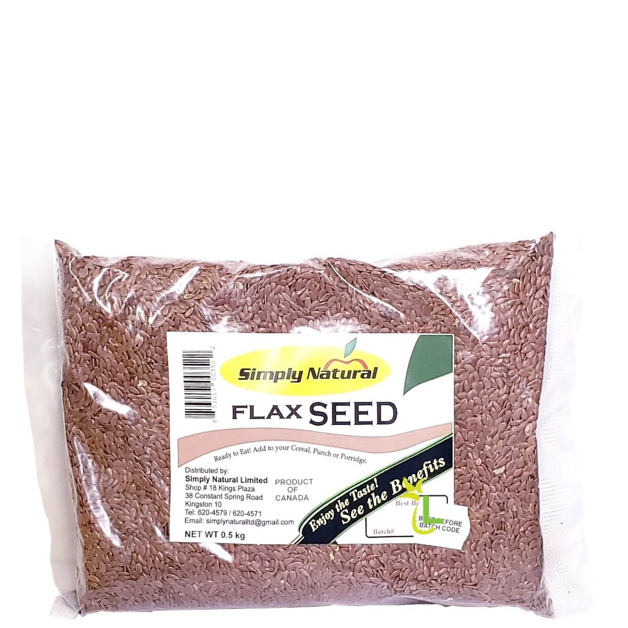 SIMPLY NATURAL FLAXSEED 500g