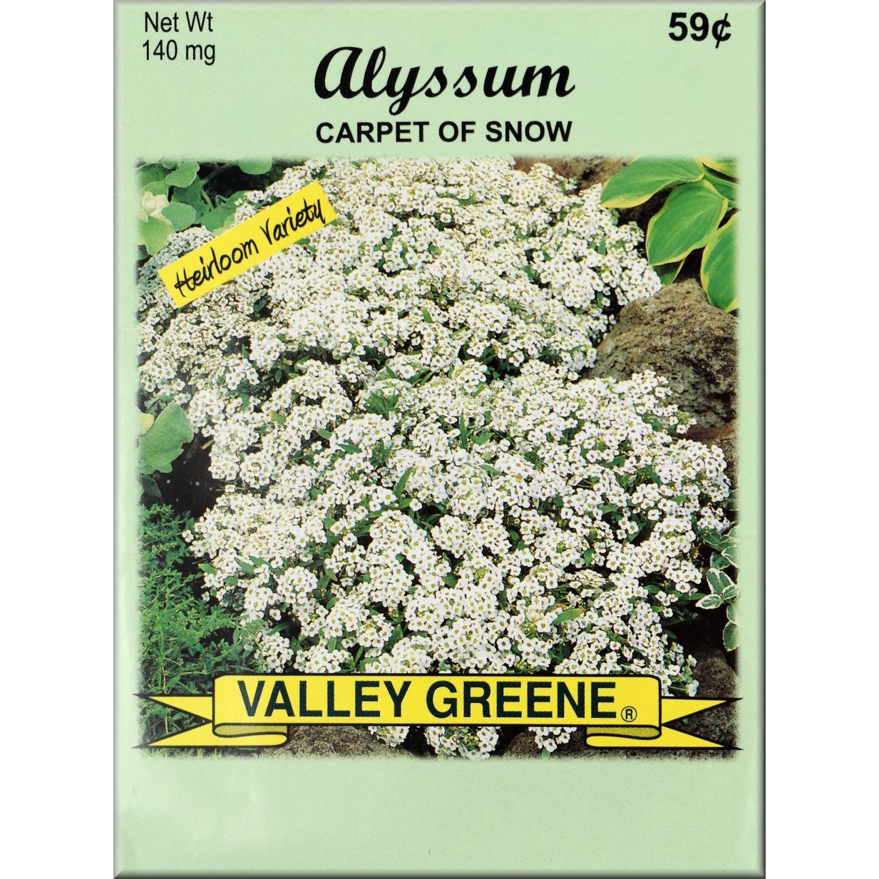 VALLEY GREENE SEEDS ALYSSUM 140mg