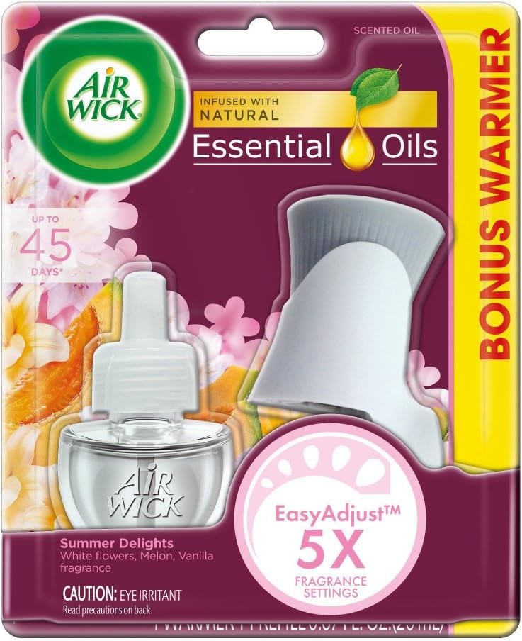 Air Wick Scented Oil Starter Kit, Summer Delights, 1ct
