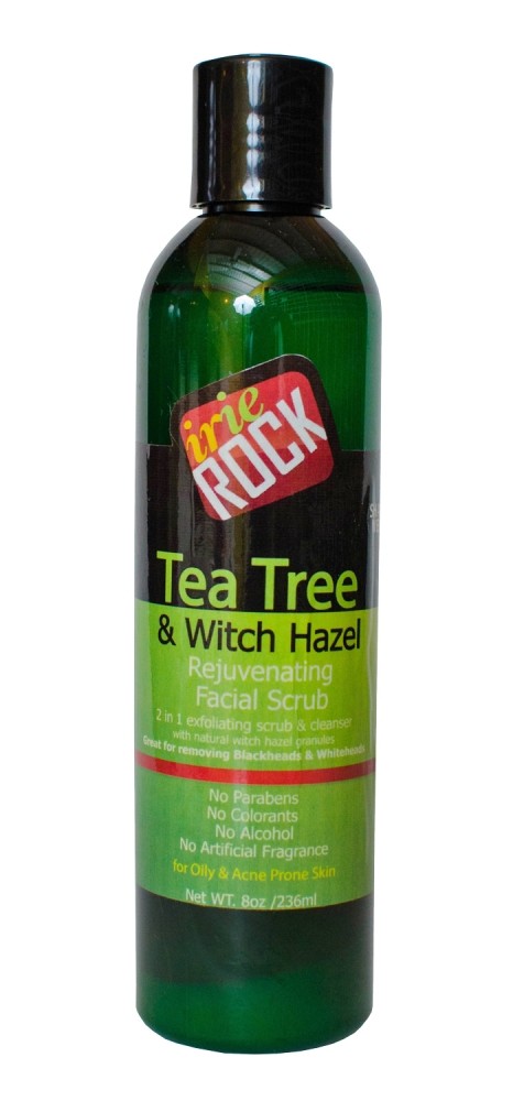 IRIE ROCK Tea Tree & Witch Hazel Facial Scrub, 8 fl oz (236 ml)