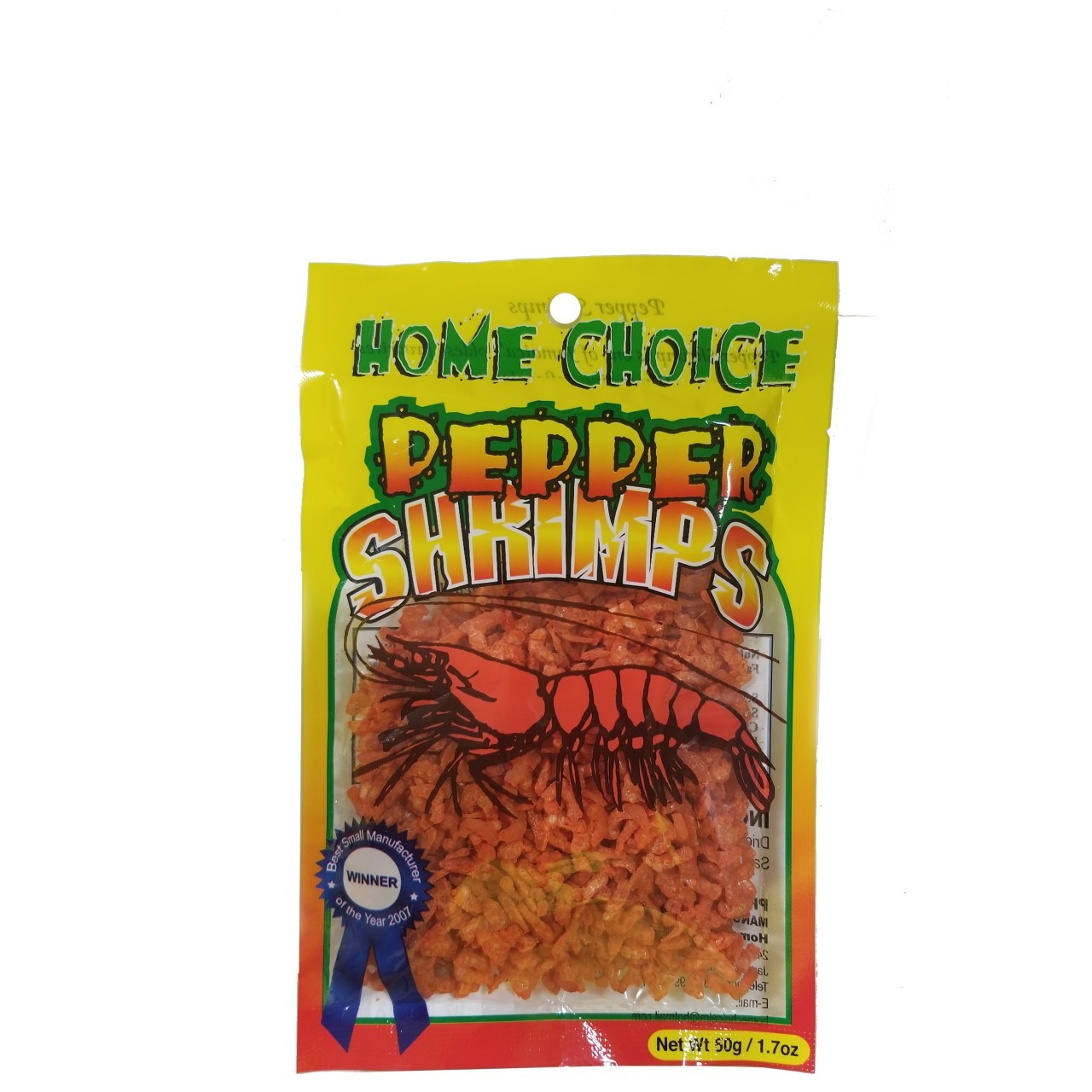 HOME CHOICE SHRIMPS PEPPER 50g