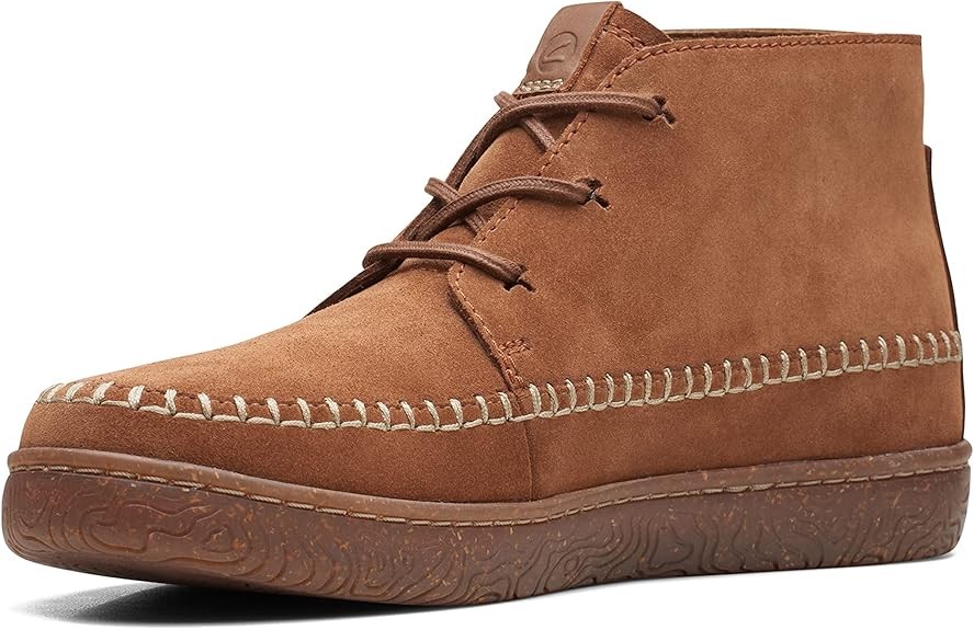 Clarks Mens Hodson Mid : Cola Suede