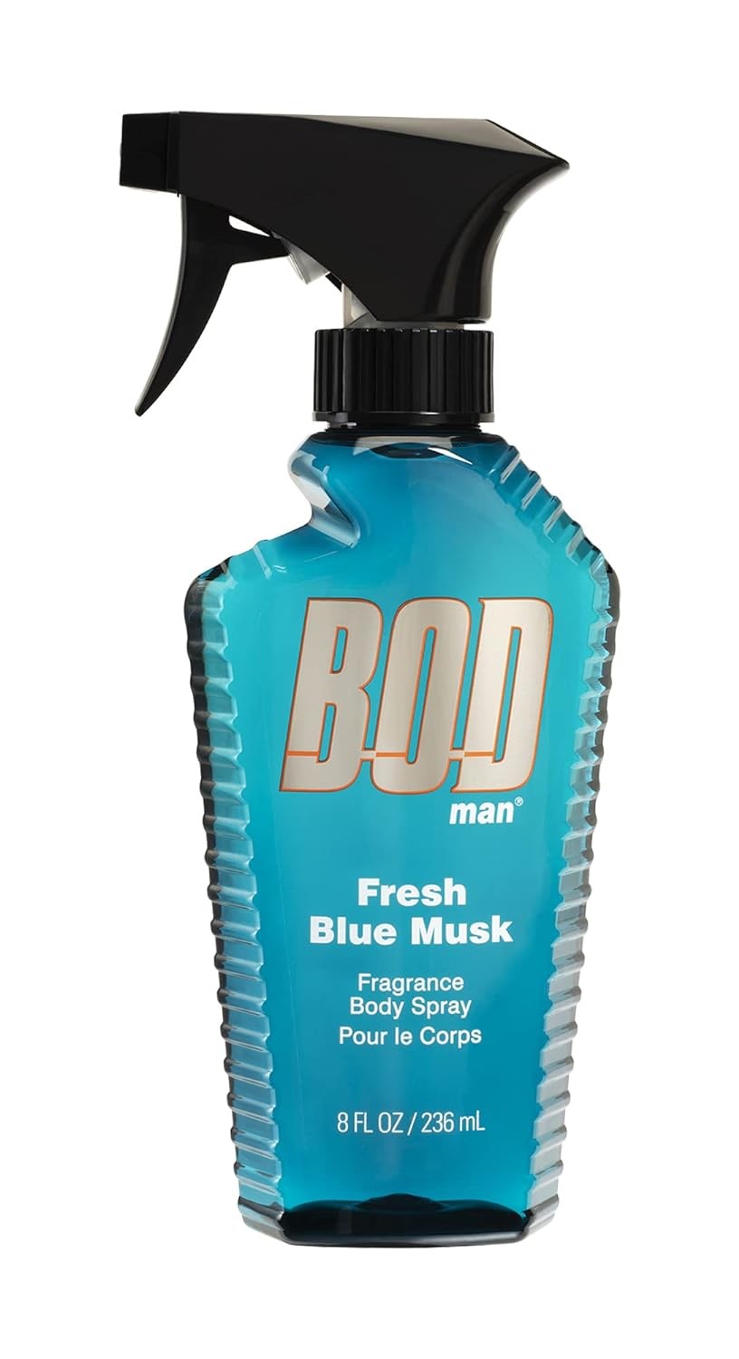 BOD Man Fresh Blue Musk Body Spray, 8 fl oz