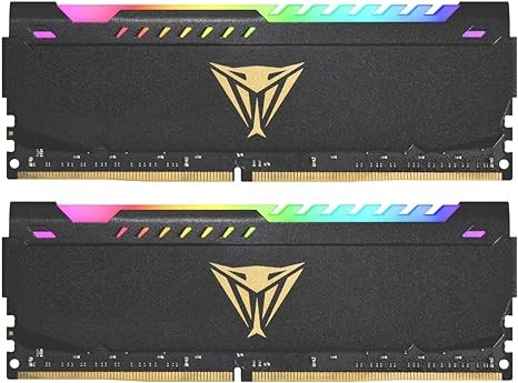 Patriot Viper Steel RGB DDR4 64GB (2 x 32GB) 3600MHz Kit - PVSR464G360C0K