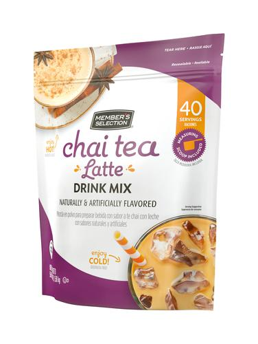 Member's Selection Spiced Chai Latte and Frappe Drink Mix 56 oz / 1.58 kg