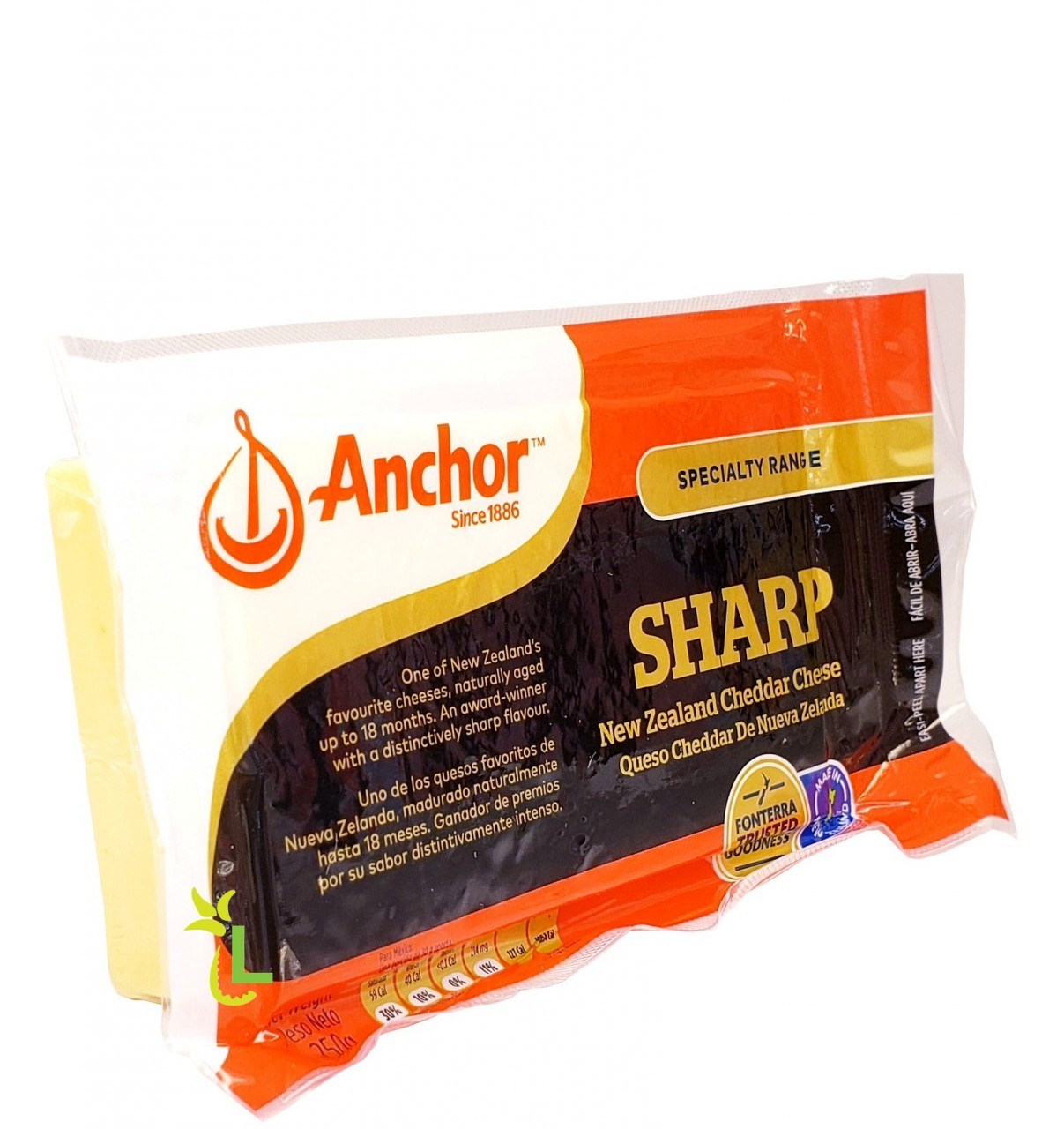 ANCHOR CHEDDAR SHARP 250g