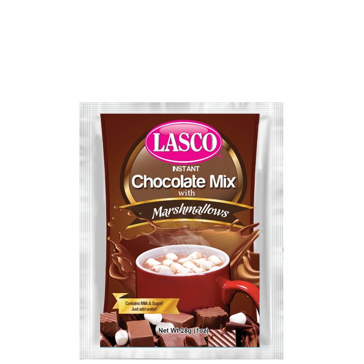 LASCO INSTANT CHOC W/MARSHMALLW 1oz