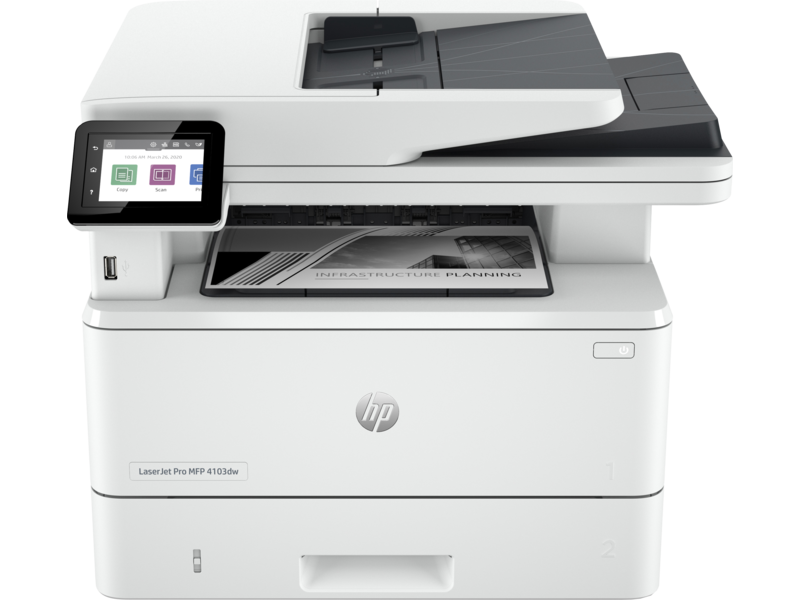 HP LaserJet Pro MFP 4103DW - Workgroup printer - up to 42 ppm (mono)