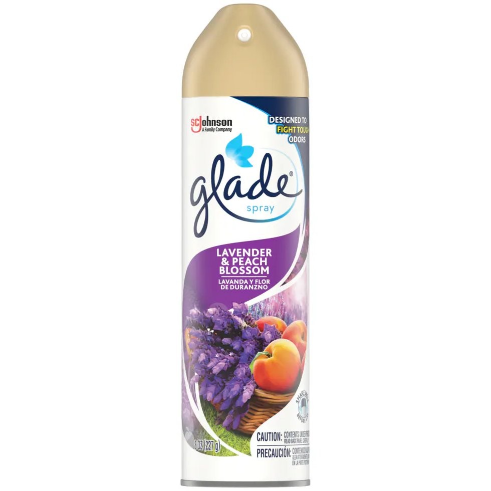 GLADE SPRAY LAVENDER PEACH BLOSSOM 8oz