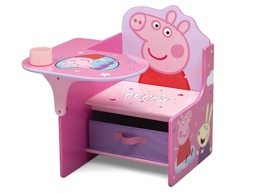 Delta Peppa Pig Children's Chair Desk with Storage Bin