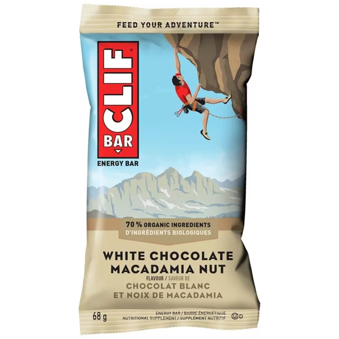 CLIF BAR WHITE CHOCOLATE MACADAMIA 2.4oz