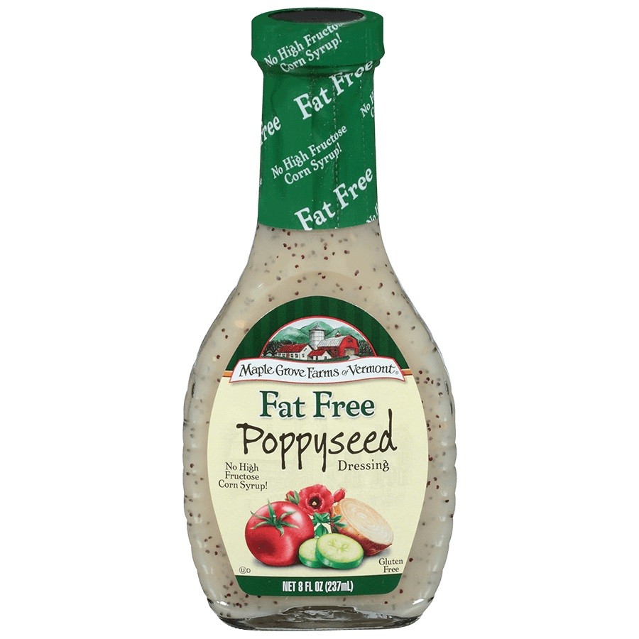 MAPLE GROVE DRESSING POPPYSEED FF 8oz