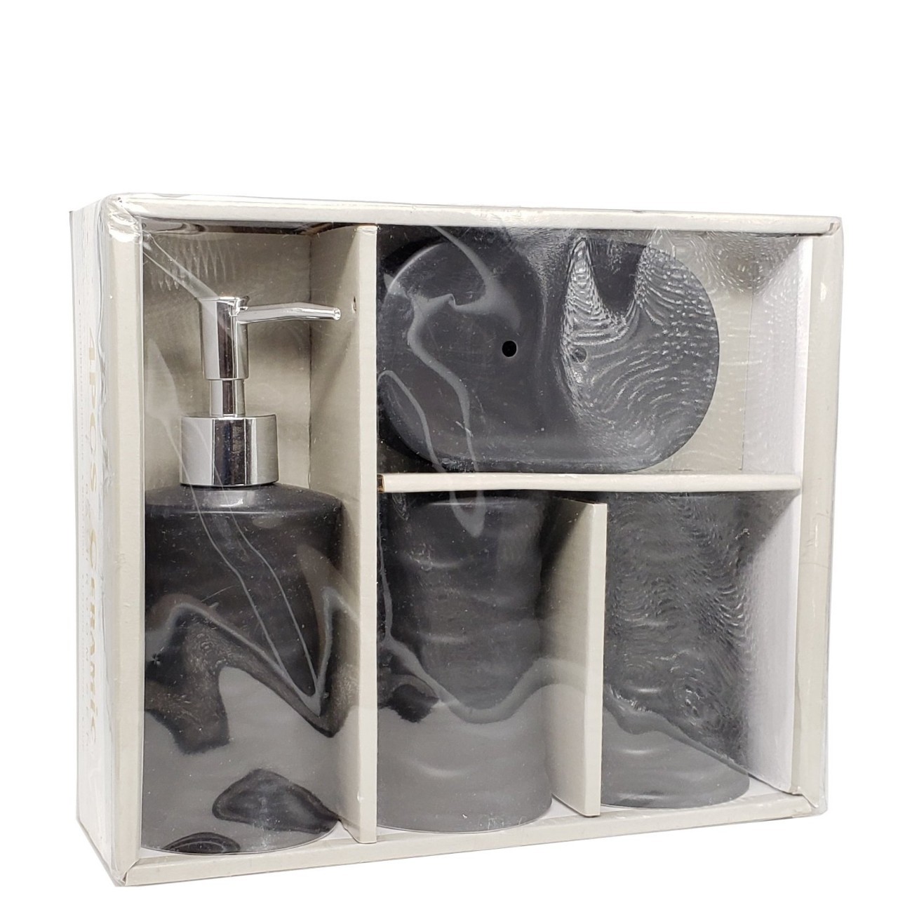 CERAMIC BATHROOM SET 4pc