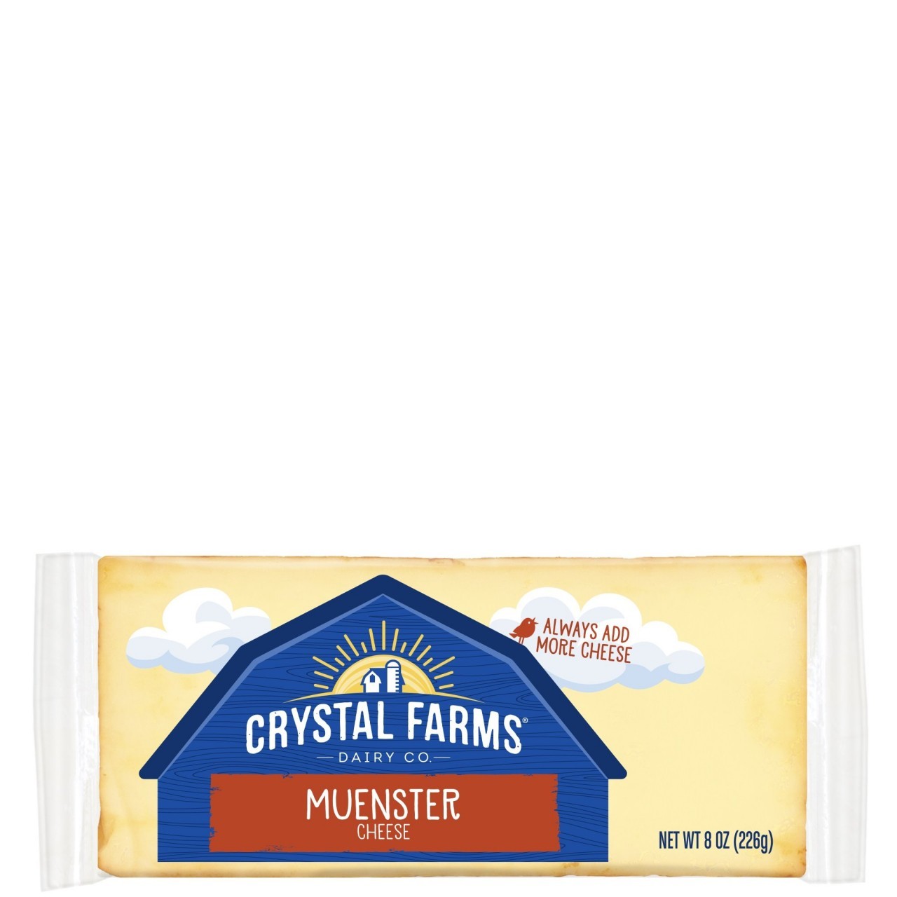 CRYSTAL FARMS MUENSTER BLK 8oz