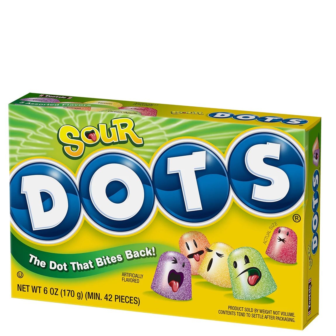 TOOTSIE DOTS SOUR 6oz