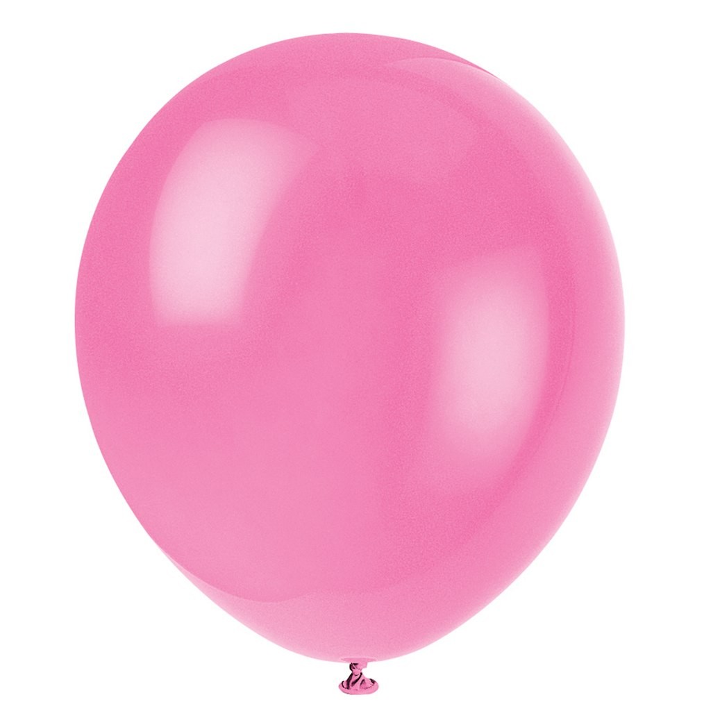 72 Count Balloons, 12-Inch, Bubblegum/Hot Pink