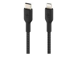 Belkin BoostCharge - Lightning cable - 24 pin USB-C male to Lightning male