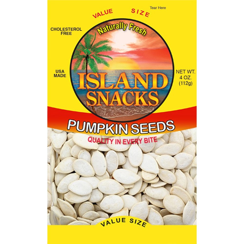 ISLAND SNACKS PUMPKIN SEEDS 4oz