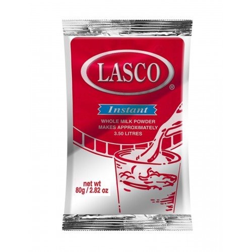 LASCO INSTANT WHOLE MILK POWDER 80G