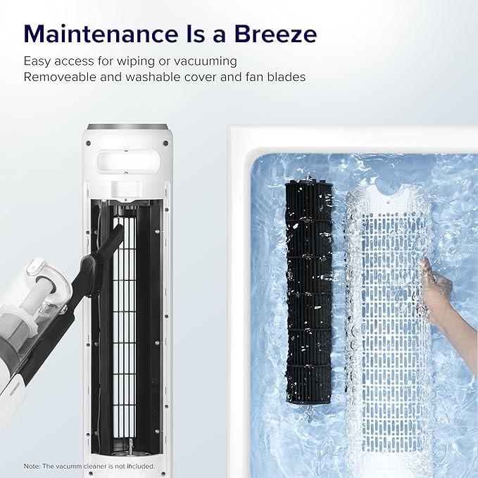 LEVOIT Tower Fan for Home, 1252 CFM Powerful "Ocean Surge" Fans that Blow Cold Air, 42 Inch, 25dB Mute fan for Bedroom, 90° L&R, 60° U&D Oscillating, 12-Speed, Sensor, 12H Timer, 4-Mode, Remoter