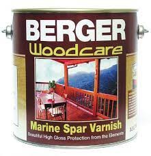 3.8 ltr. Clear Marine Spar Varnish Berger