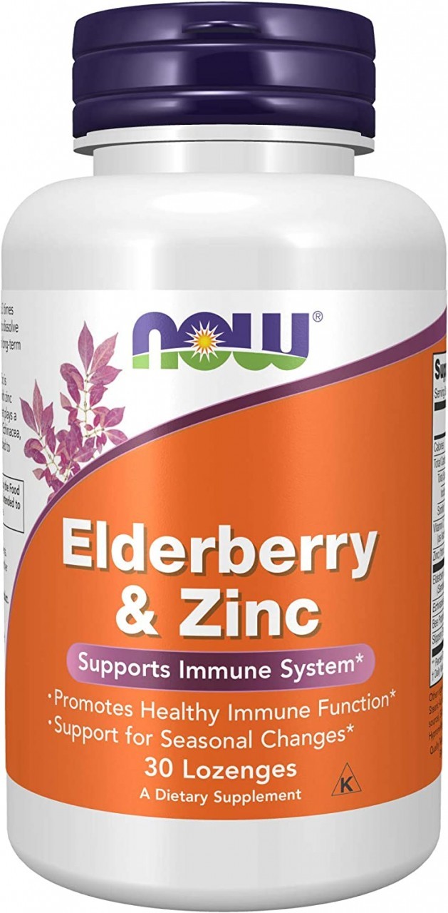 NOW Supplements, Elderberry & Zinc