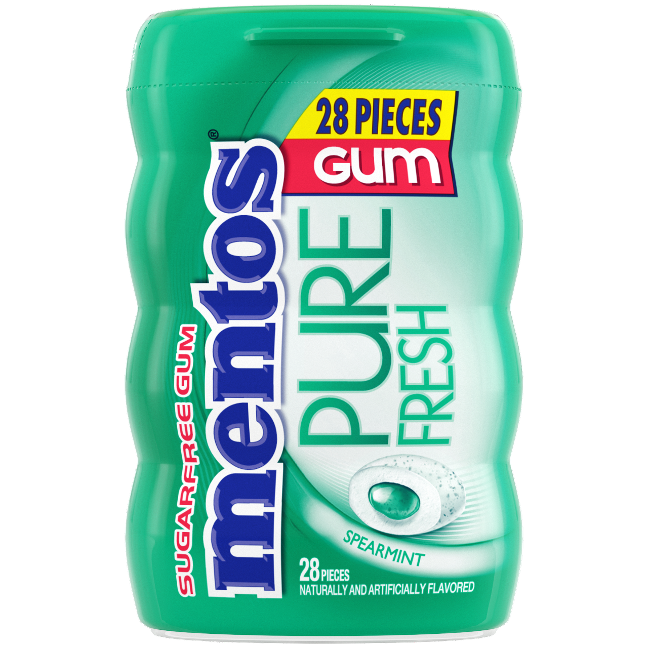 MENTOS GUM PURE SPEARMINT 28s