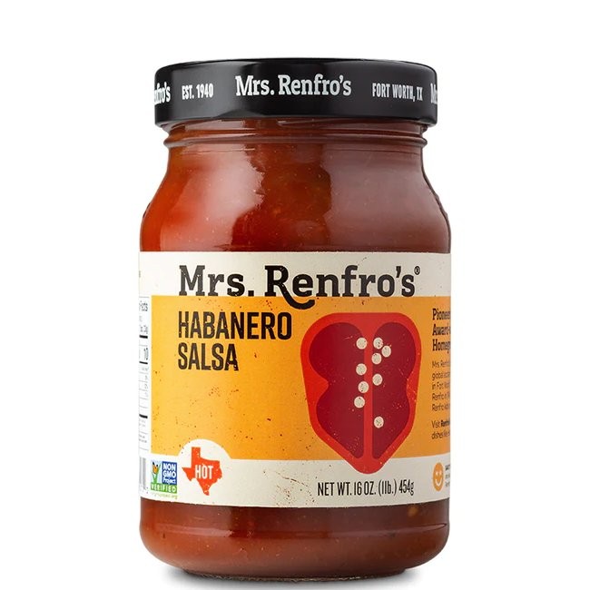 MRS RENFROS SALSA HABANERO 16oz