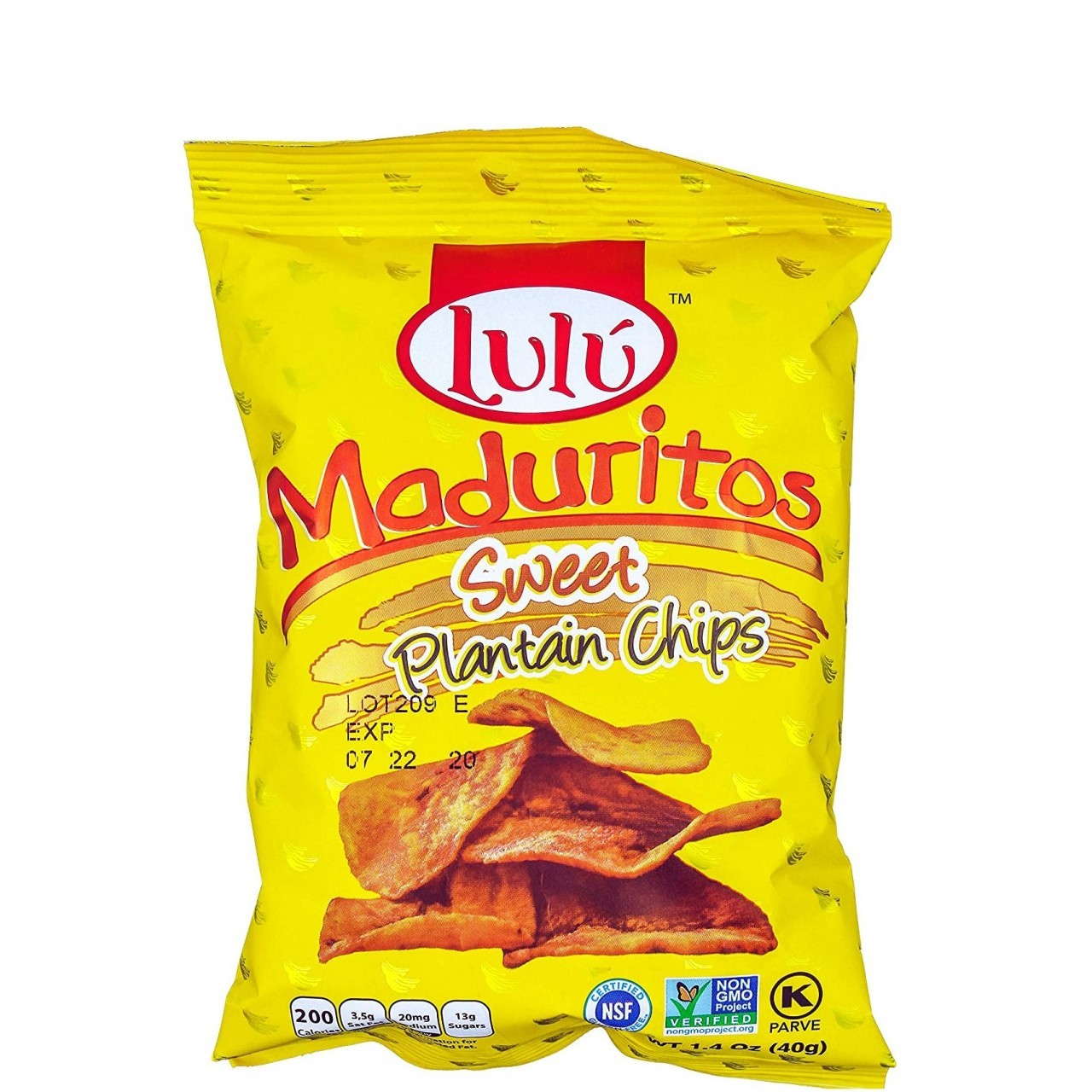 LULU PLATANITOS PLANTAIN CHIPS SWT 1.4oz