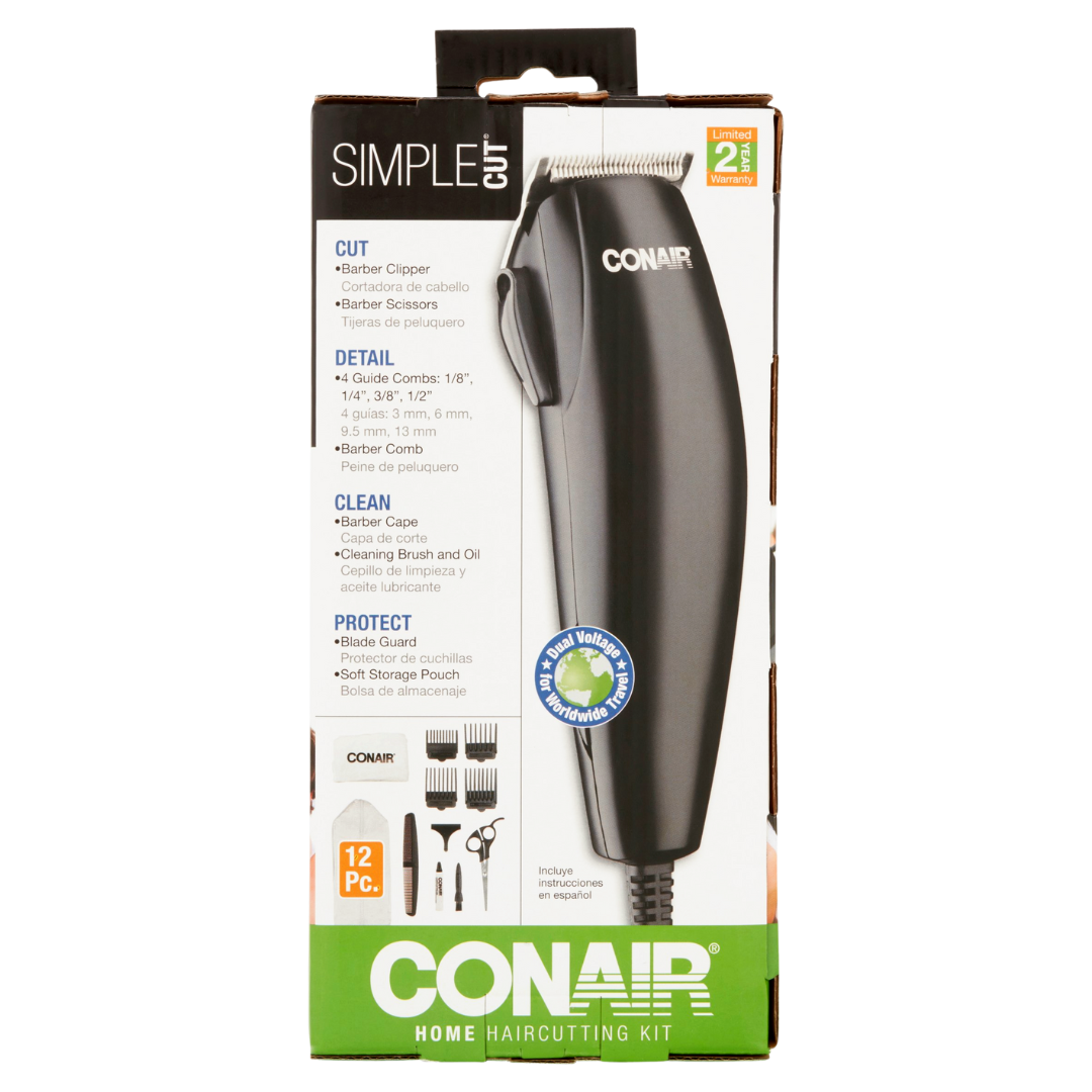 Conair Home Hair Cutting Kit, 12 pcs