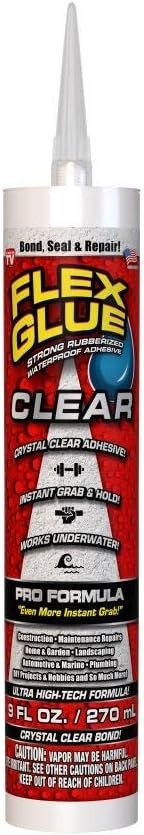 9 oz. Clear Rubberized Flex Adhesive