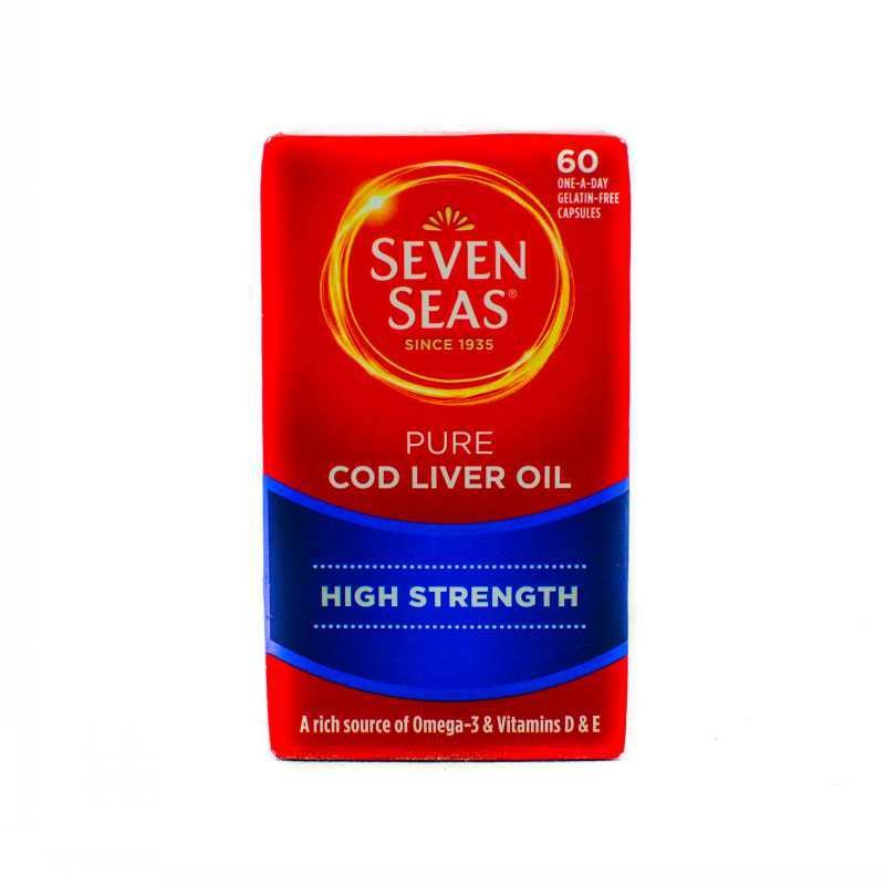 SEVEN SEAS PURE COD LIVER OIL H/STRENGTH 60S