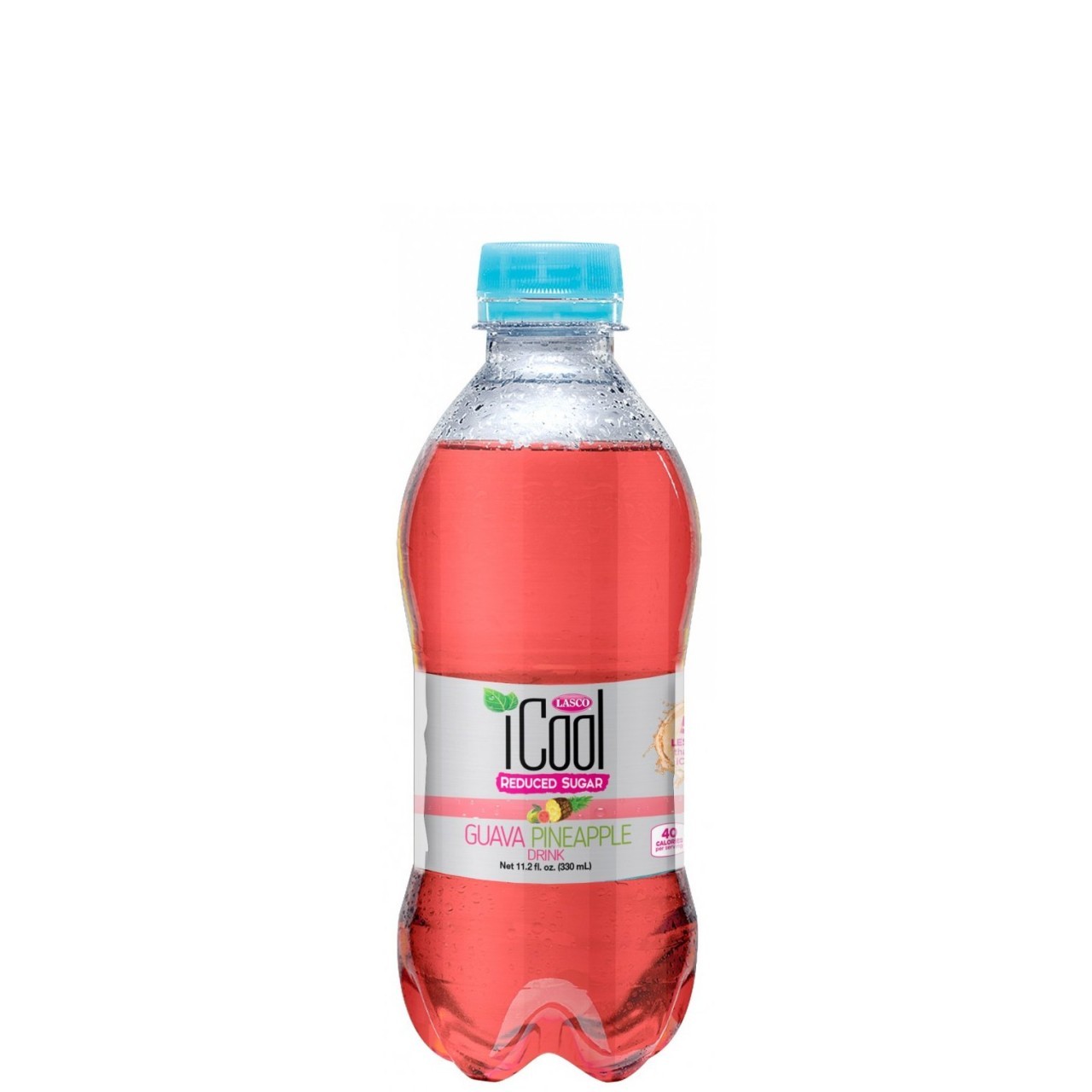 LASCO ICOOL GUAVA PINE R/SUGAR 330ml