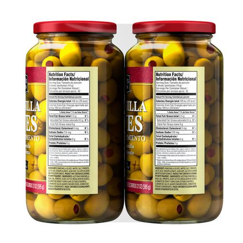 Member's Selection Manzanilla Olives Stuffed with Pimiento 2 Units / 33.5 oz / 950 g