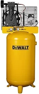 Dewalt DXCMV5048055 5 HP 80 Gallon TOPS Two Stage Oil Lube Industrial Stationary Air Compressor