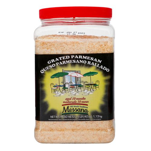 Messana Imitation Parmesan Cheese 40 oz / 1.1 Kg