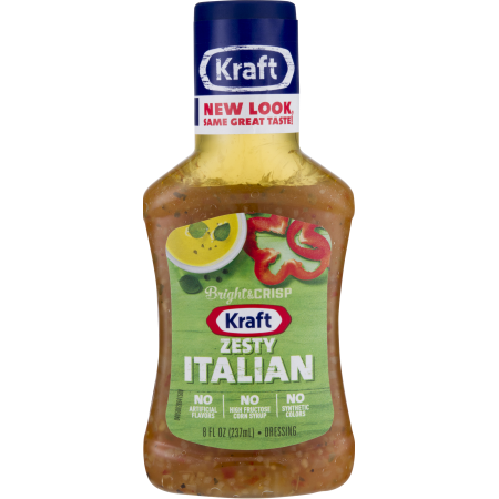 KRAFT DRESSING ZESTY ITALIAN 8oz