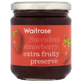 WAITROSE PRESERVE STRAWBERRY 340g