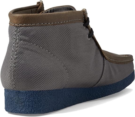 Clarks Men's Shacre Boot : Dark Grey Textile
