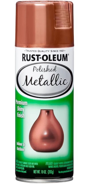 10oz Polished Metallic Copper Spray Paint