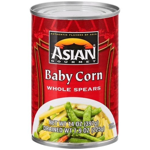 ASIAN GOURMET BABY CORN WHOLE 14oz