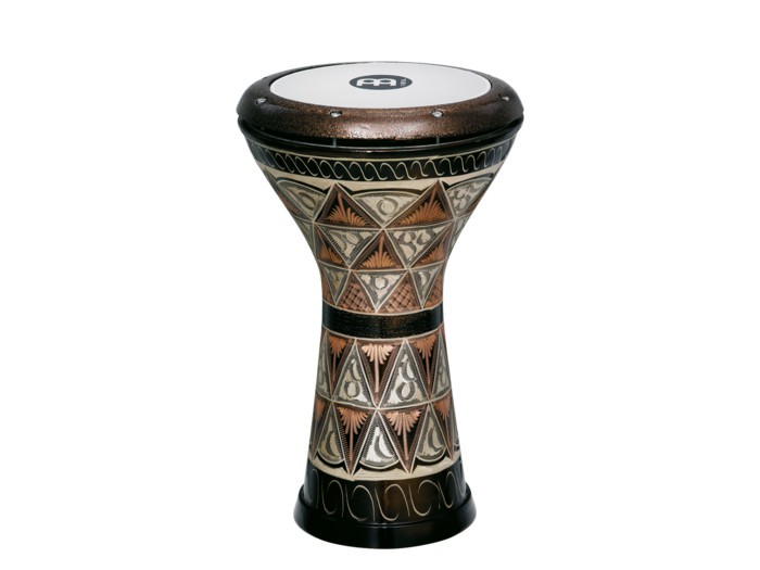 Meinl Percussion HE-3012 Hand Engraved Copper Doumbek With Synthetic Head, 8.5-inch