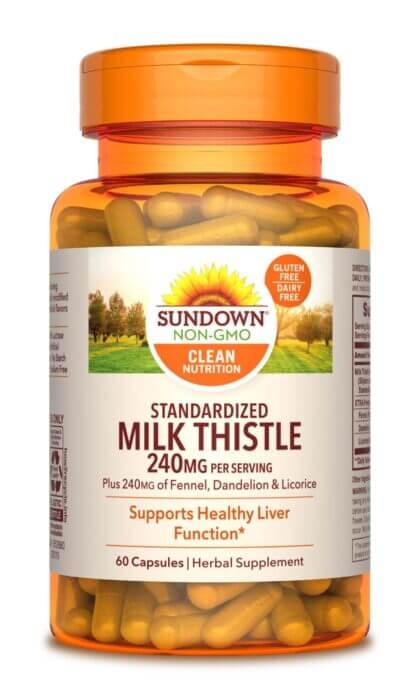 Sundown Naturals® Milk Thistle XTRA 240 mg, 60 Capsules