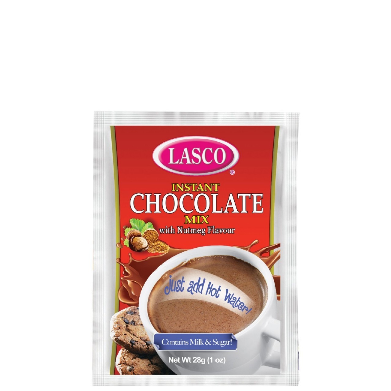 LASCO INSTANT CHOC W/NUTMEG 1oz